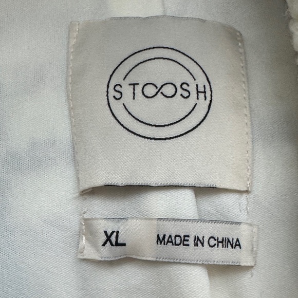 Stoosh Plaid Teddy Jacket in Cream and Black - Picture 5 of 5